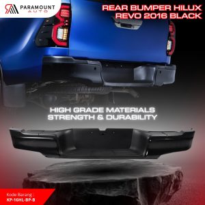 Rear Bumper Toyota Hilux Revo 2016 Black Bemper Belakang Hilux Revo Cover Bumper